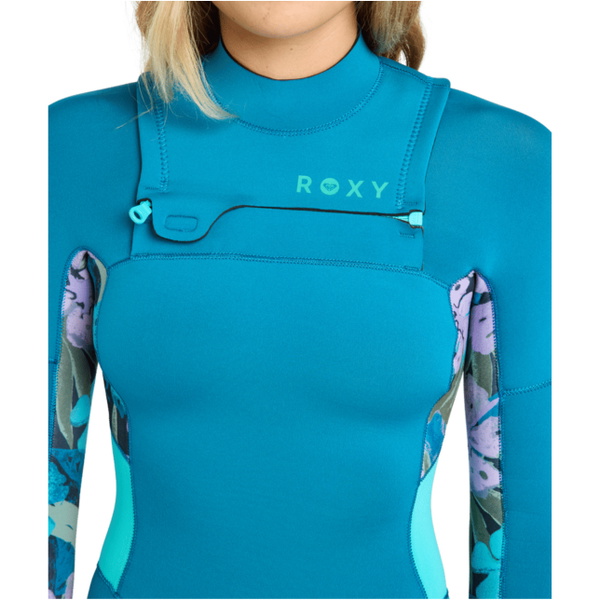 2026 Roxy Womens Swell Natural 4/3mm Chest Zip Wetsuit 26BW213509 - Golden Gal